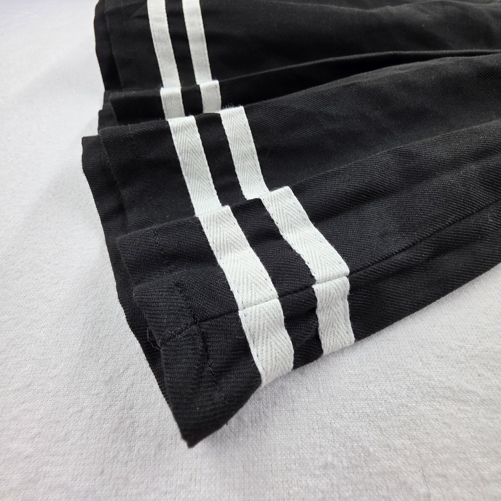 Hot Topic Black Pleated Mini Skirt White Stripes Schoolgirl Goth 11155334 LG - Picture 8 of 10